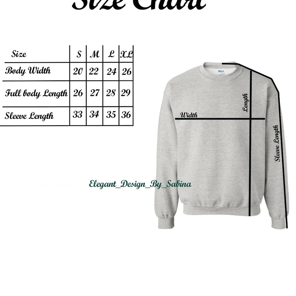 Gildan Heather Gray Sweatshirt with Floral Design - Picture 4 of 4